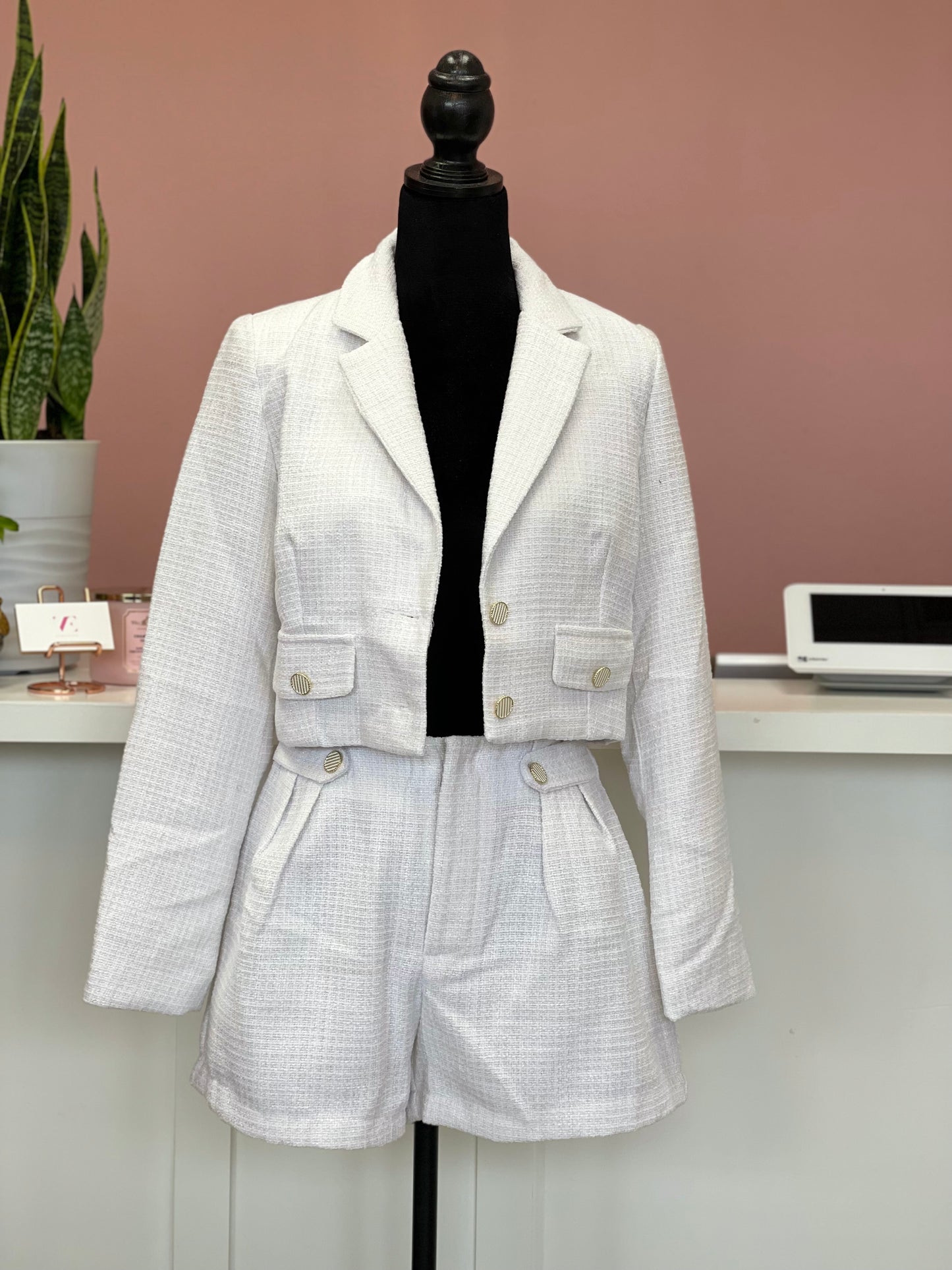 Berilin's Blazer & Shorts Set