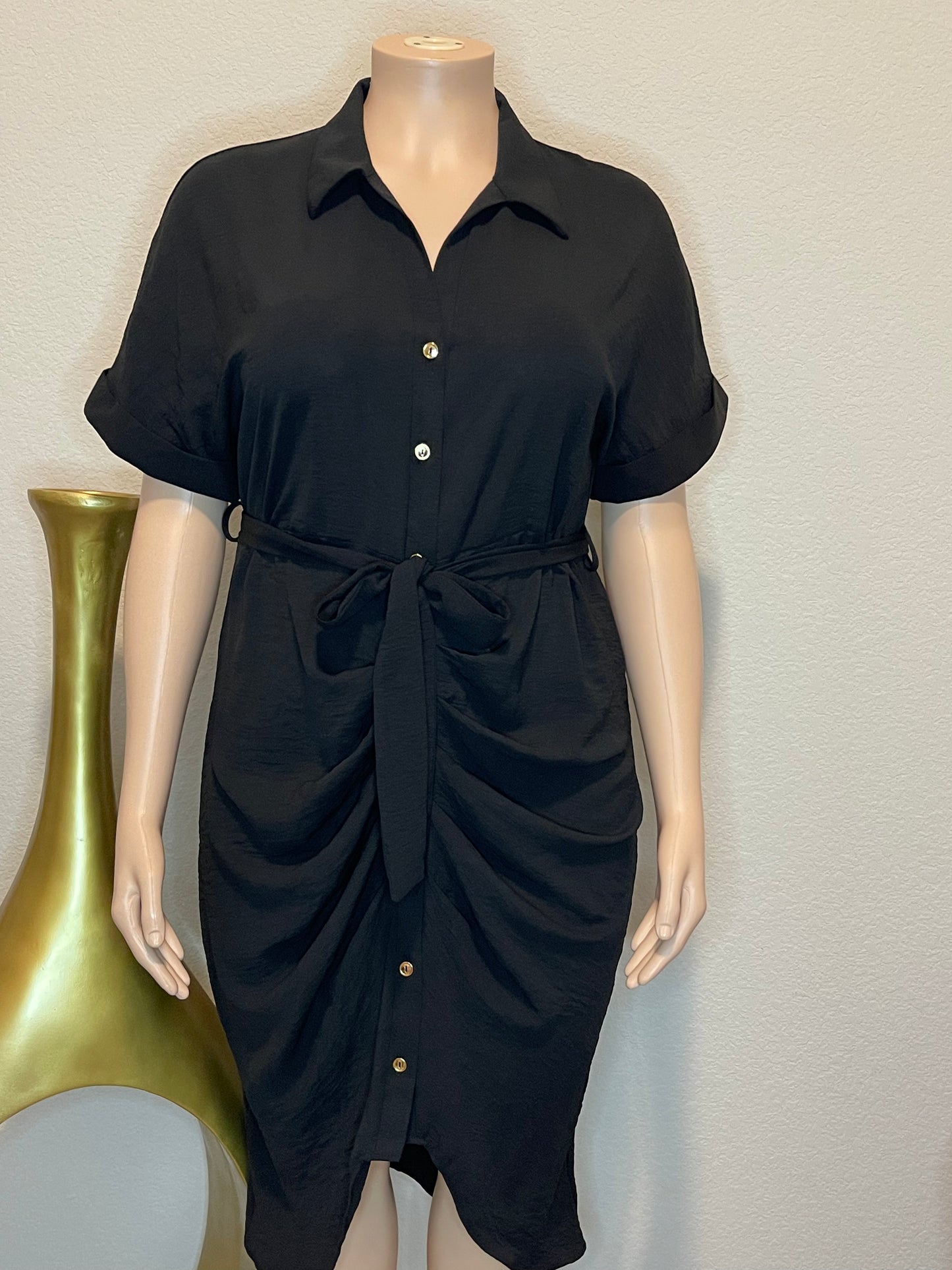 Janeth Black Plus Size Dress