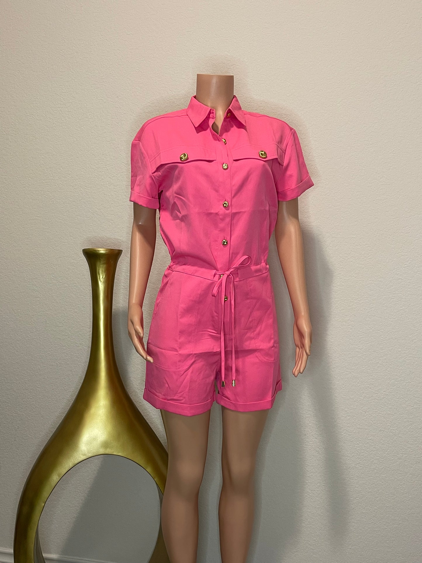 Vivian’s Pink Romper